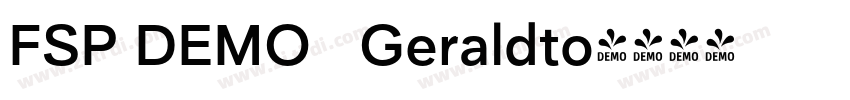 FSP DEMO   Geraldto字体转换